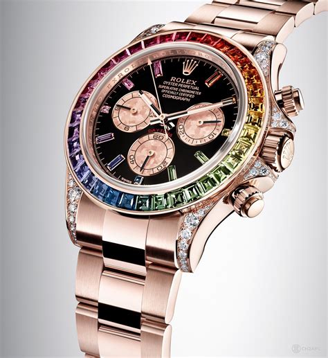 rolex daytona rainbow celebrity|rolex daytona 116595 for sale.